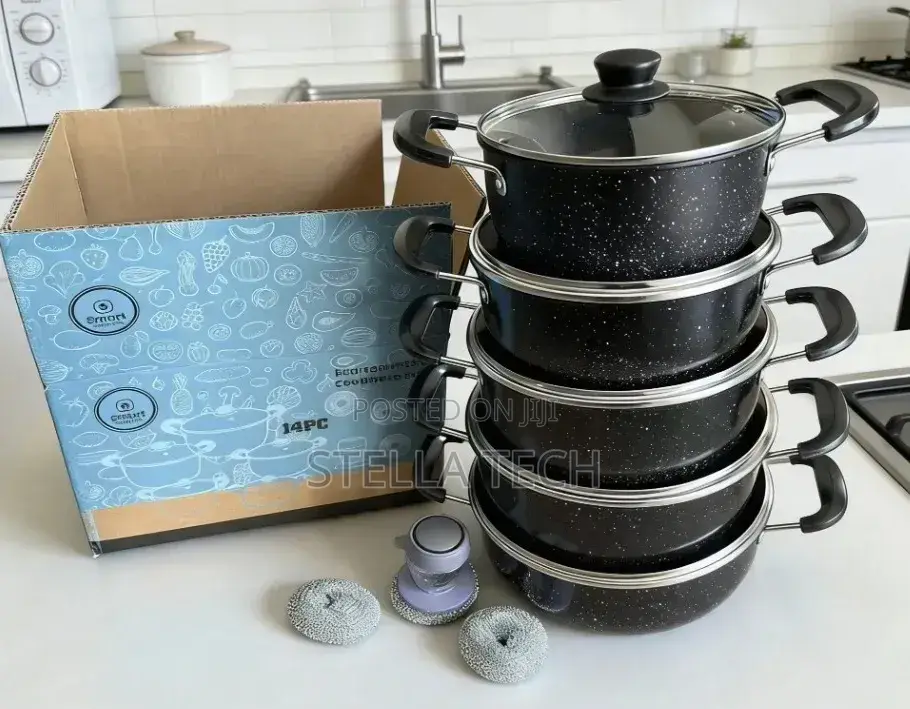 10 Pieces Smart Raha Nonstick Cookware Set