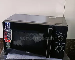 Black 20 Litres Mika Manual Microwave
