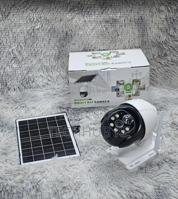 Single Lens 4g Solar Security Camera With V380 Pro App Andnight Vision
