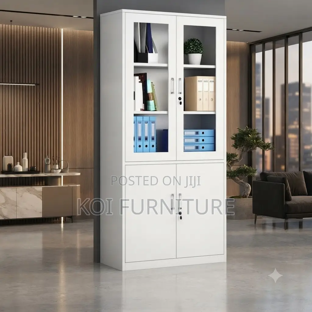 Office Cabinet; Two-Doors Steel Executive Cabinet for Storage