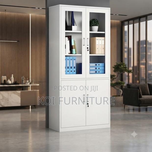 Office Cabinet; Two-Doors Steel Executive Cabinet for Storage - thumbnail 2