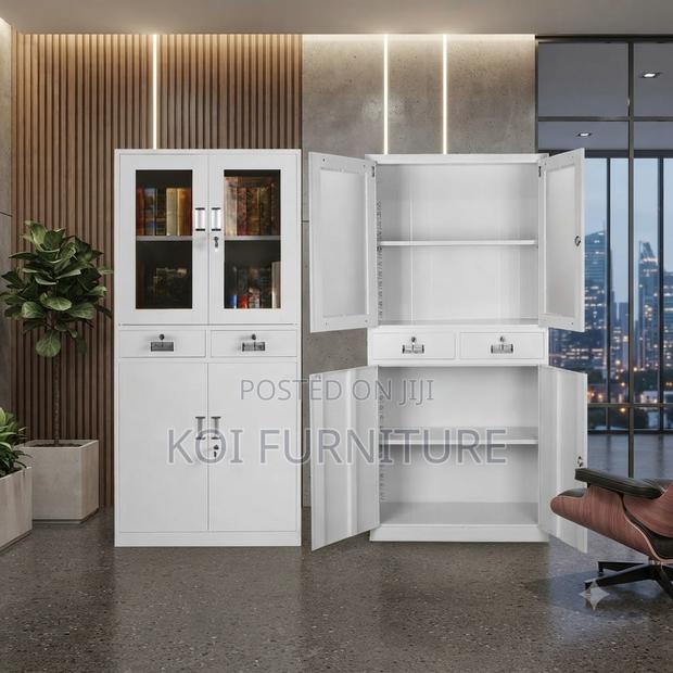 Office Cabinet; Two-Doors Steel Executive Cabinet for Storage - thumbnail 3