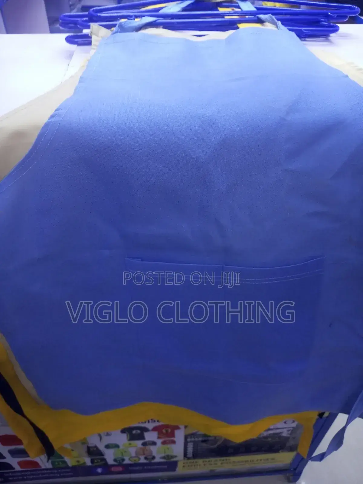 Light Blue Kitchen Aprons