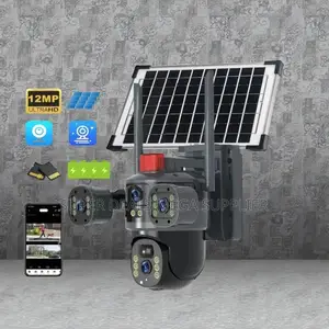 Auto Tracking Support 20mp 4k Ultra Hd 4g Ptz Triple Lens Solar Camera