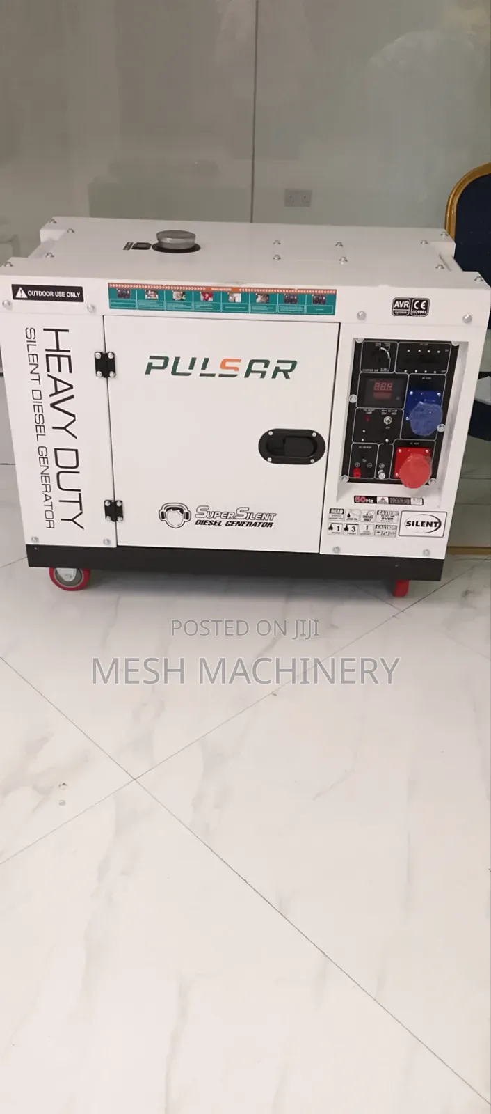 15kva Pulsar Heavy Duty Dual Phase Diesel Generator