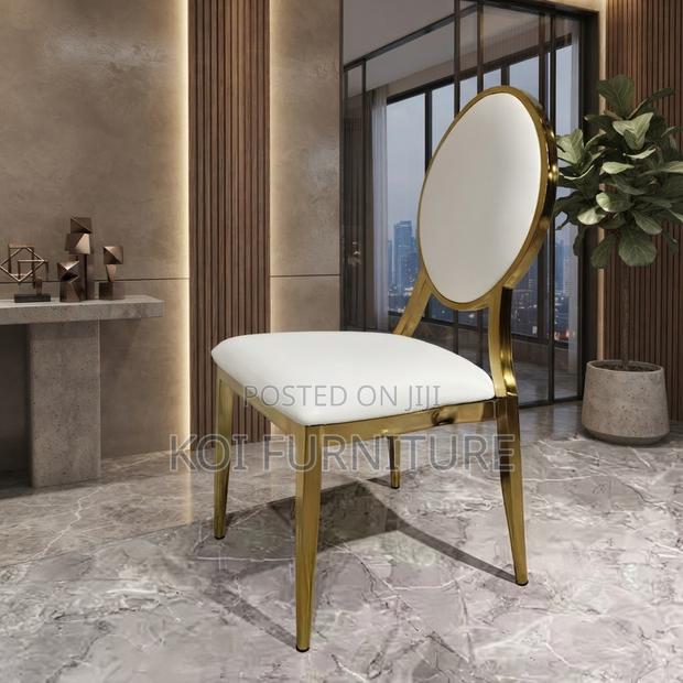 Dining Chairs; Leather Sophisticated Comfort Dining Chairs - thumbnail 2