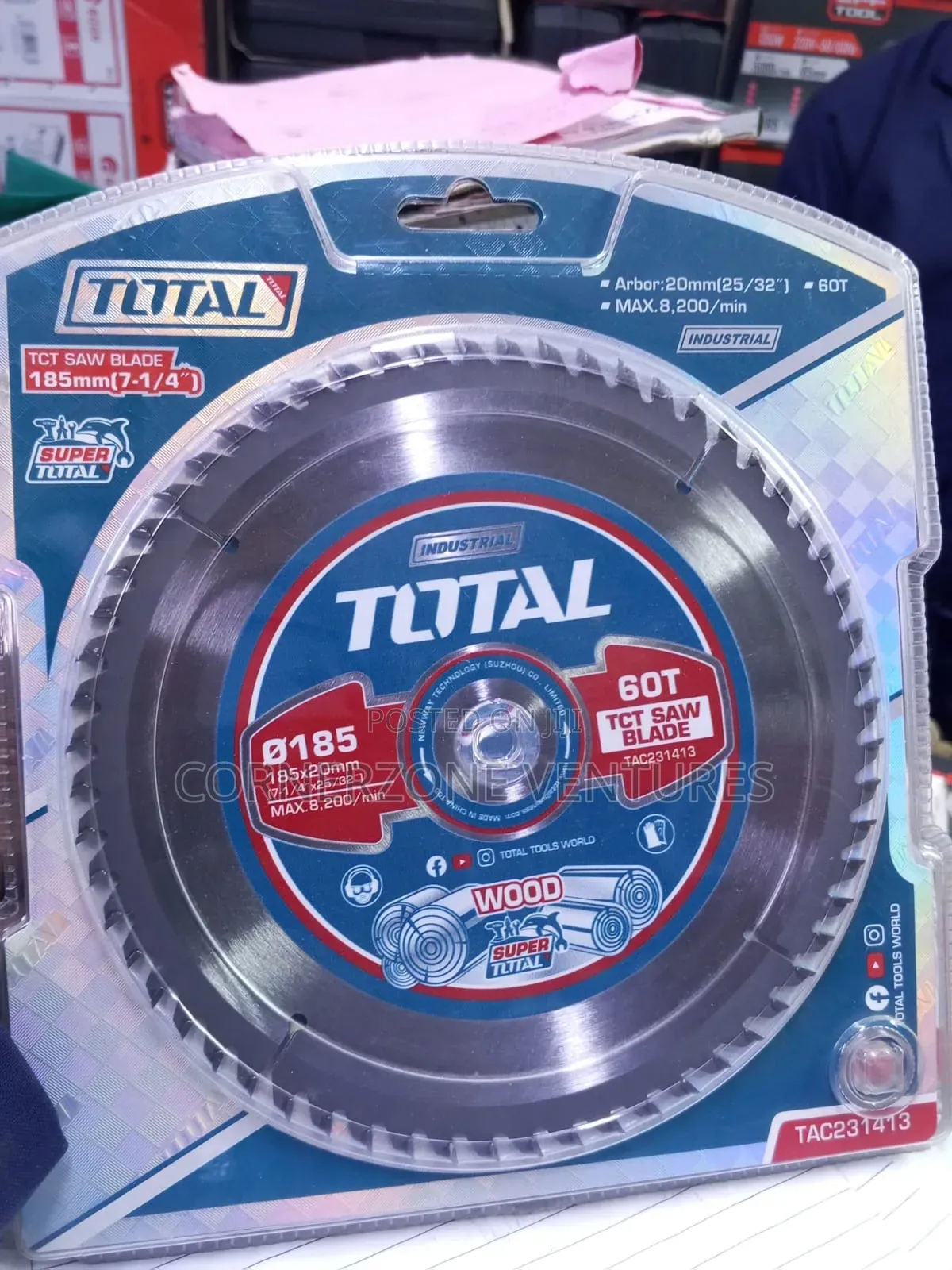 Total 7" Saw Blade/ 185mm Saw Blade