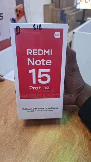 New Xiaomi Redmi Note 15 Pro+ 512 GB Black