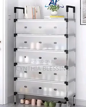 6-Layer Enclosed Shoe Rack