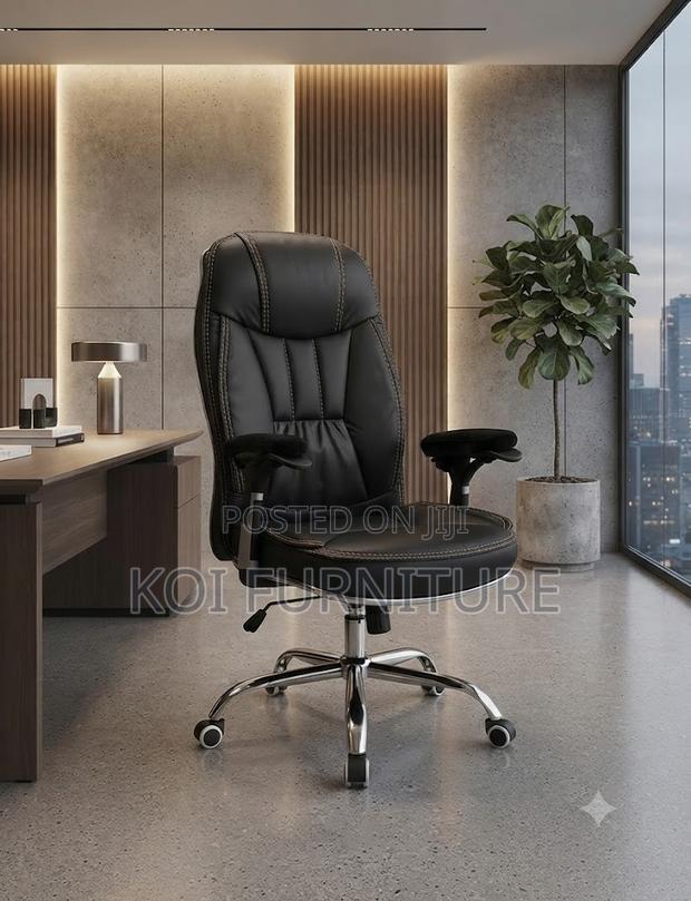 Office Chairs; Reciner Premium Leather Upholstery Office Chairs - thumbnail 2