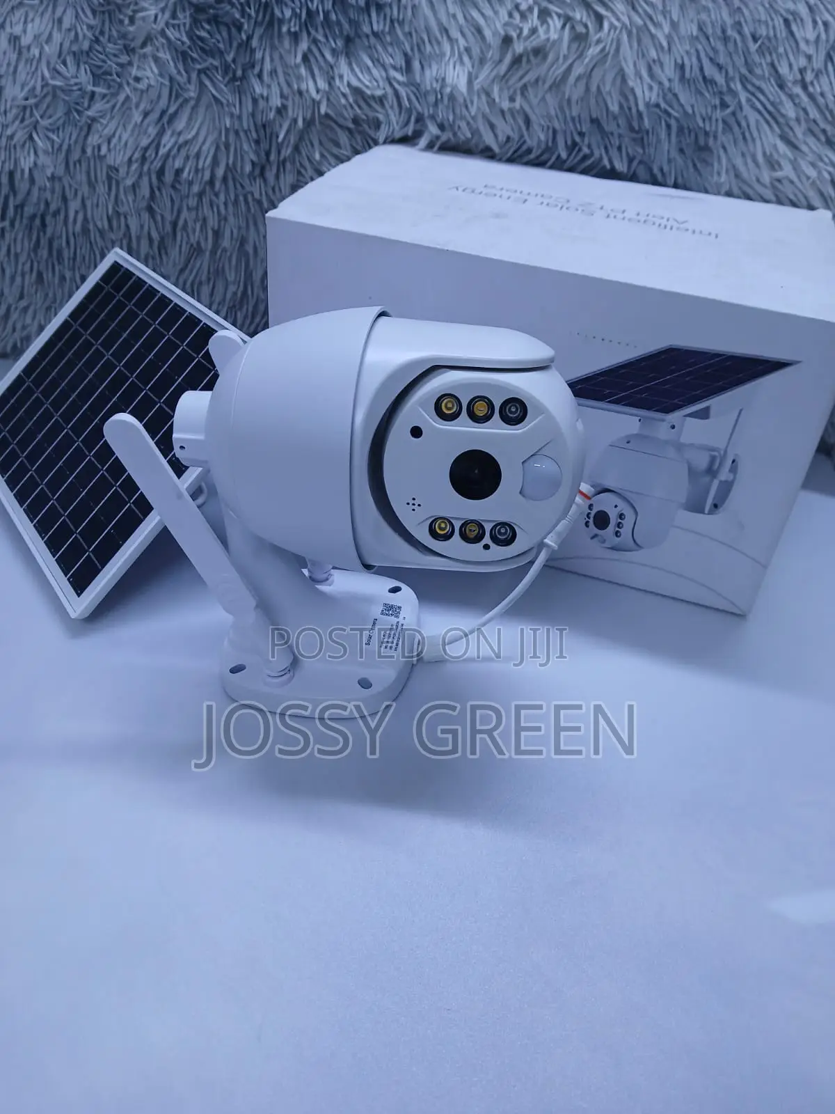 Wireless 4mp Solar Security Camera With 4g Sim Support Ubox App