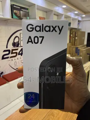 New Samsung Galaxy A07 4G 64 GB Black