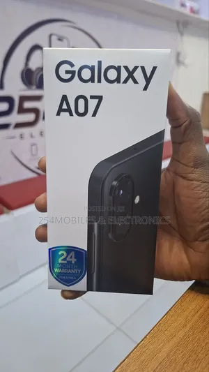New Samsung Galaxy A07 4G 64 GB Black