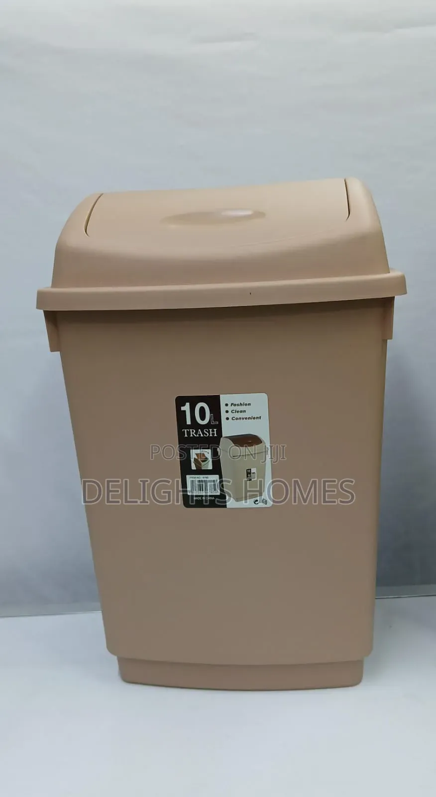 10l Plastic Trash Bin,_elk