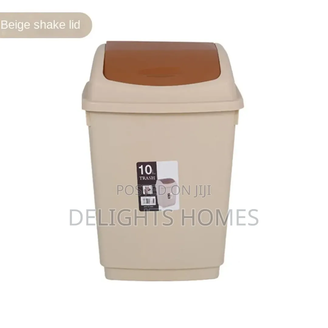 10l Plastic Trash Bin,_elk