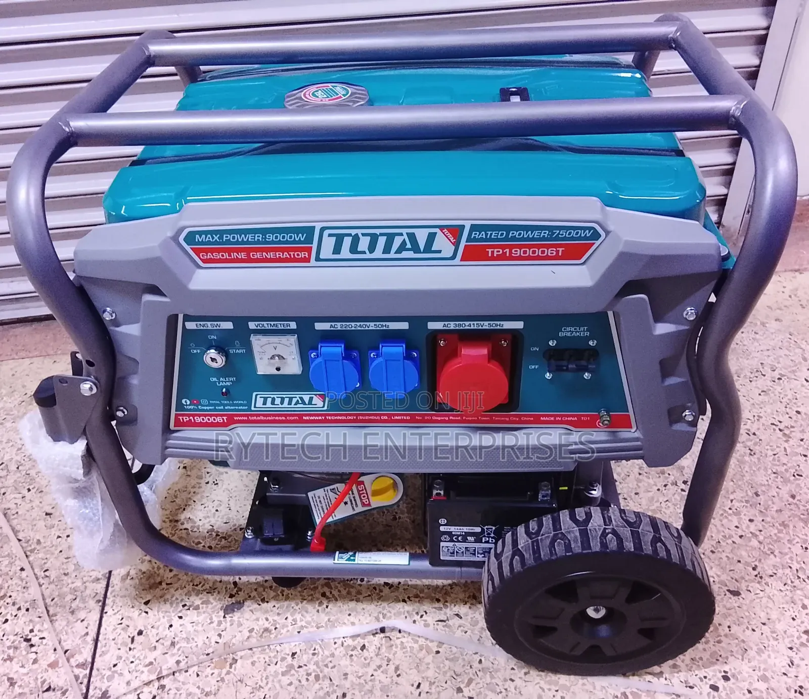Total Gasoline Generator 9kva