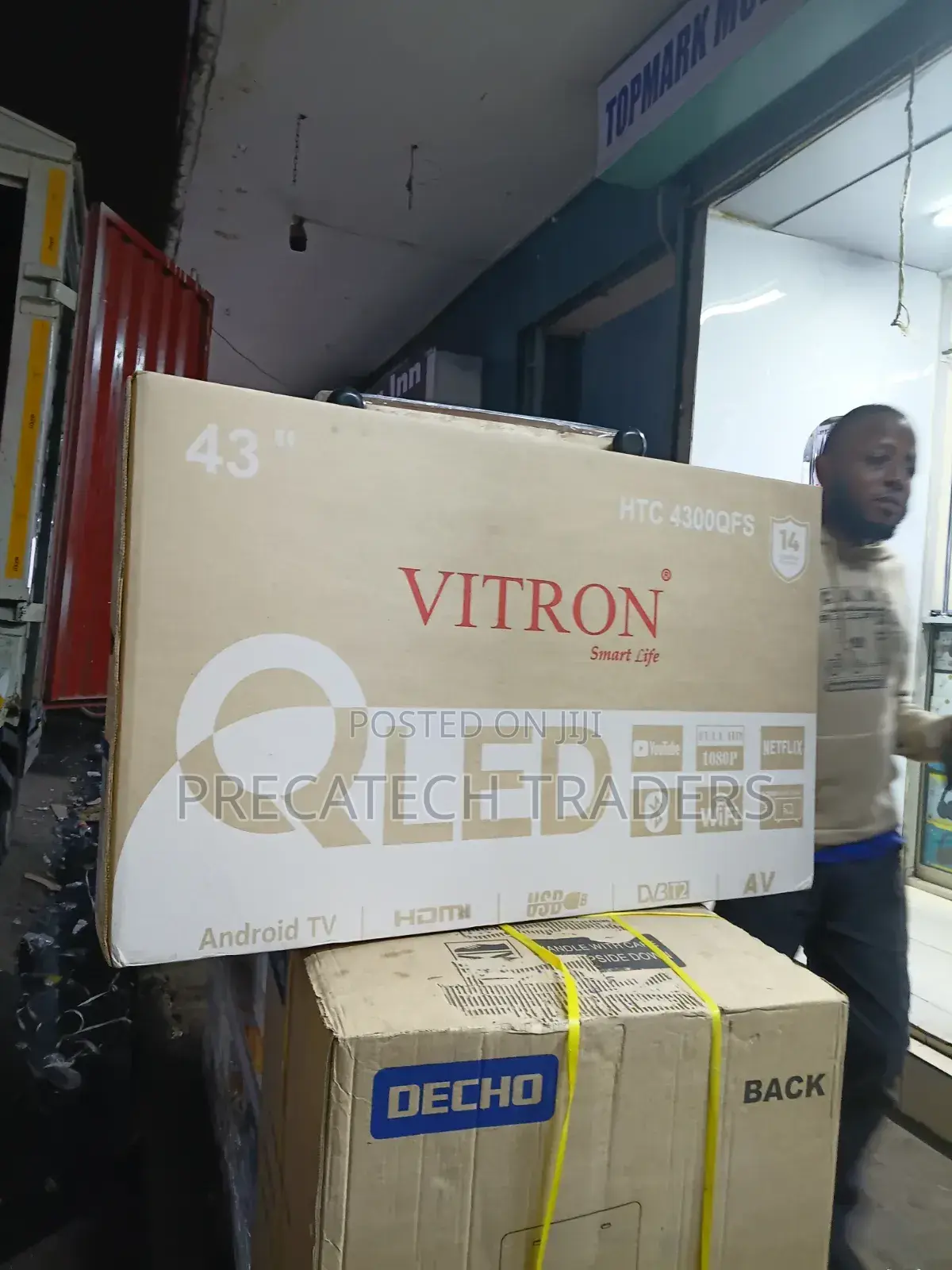 Vitron 43 Inch Smart Android Tv – Full Hd Qled