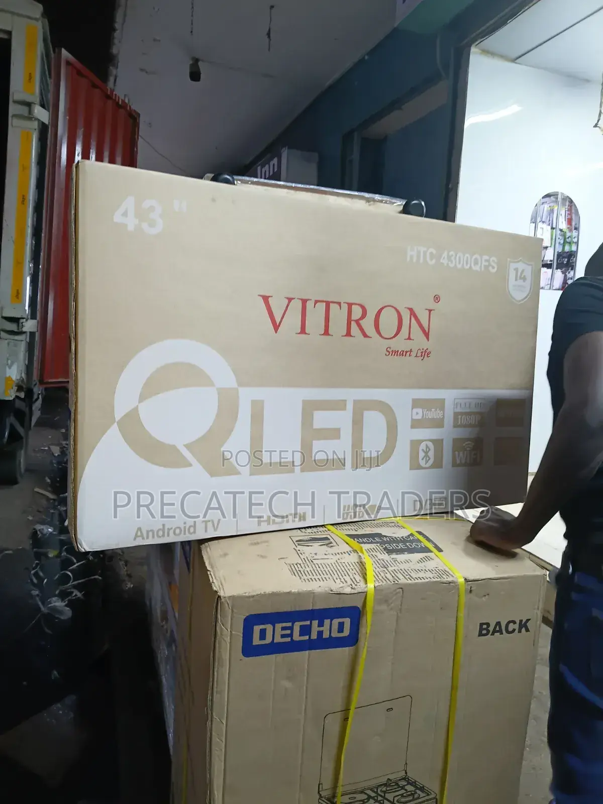 Vitron 43 Inch Smart Android Tv – Full Hd Qled