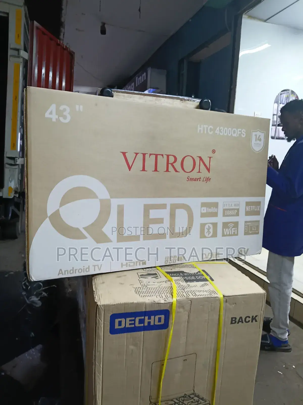 Vitron 43" Smart Tv – Netflix, Youtube Wifi