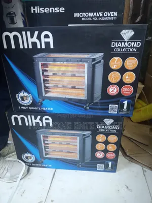 Mika Mh302 - 2 Way Quartz Heater, 2000w 7 Heat Settings 