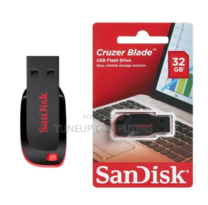 Sandisk Cruzer Blade | 32gb Usb 2.0 Flash Drive | Compact Design |