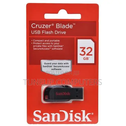 Sandisk Cruzer Blade | 32gb Usb 2.0 Flash Drive | Compact Design |