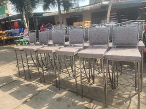 High Grey Coated Chairs