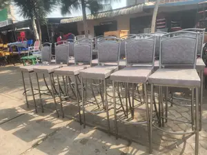 High Grey Coated Chairs
