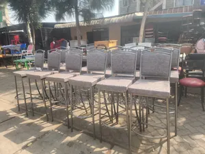 High Grey Coated Chairs