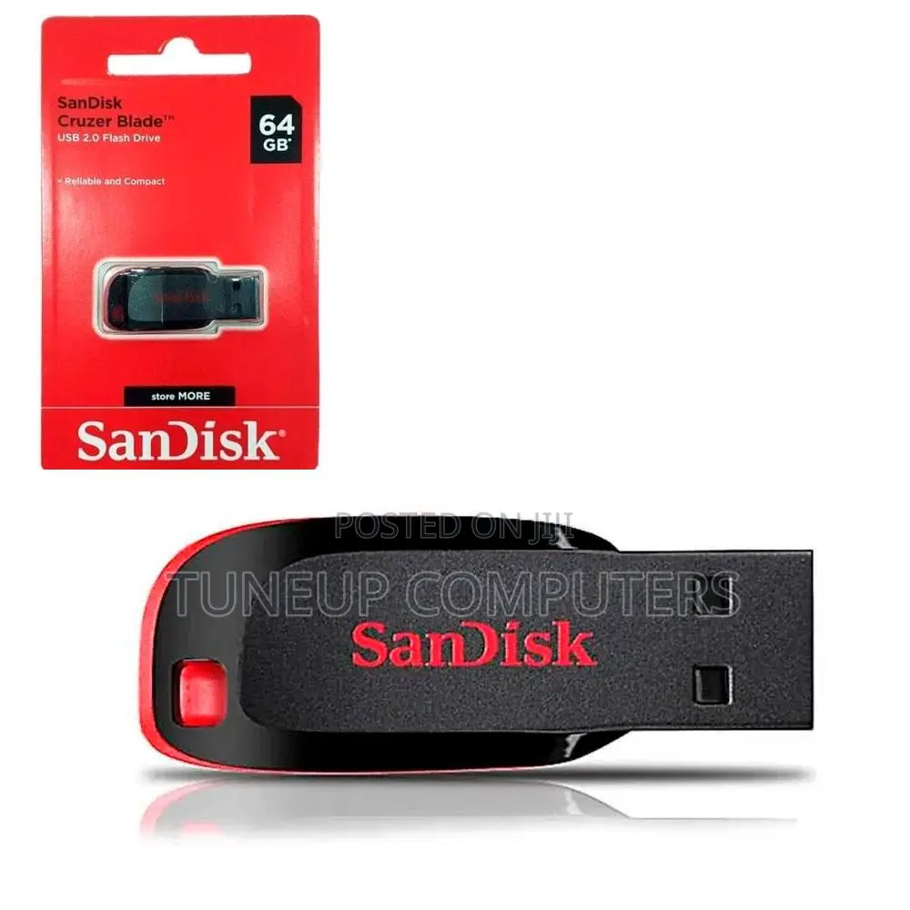 Sandisk Cruzer Blade | 64gb Usb 2.0 Flash Drive | Compact Design