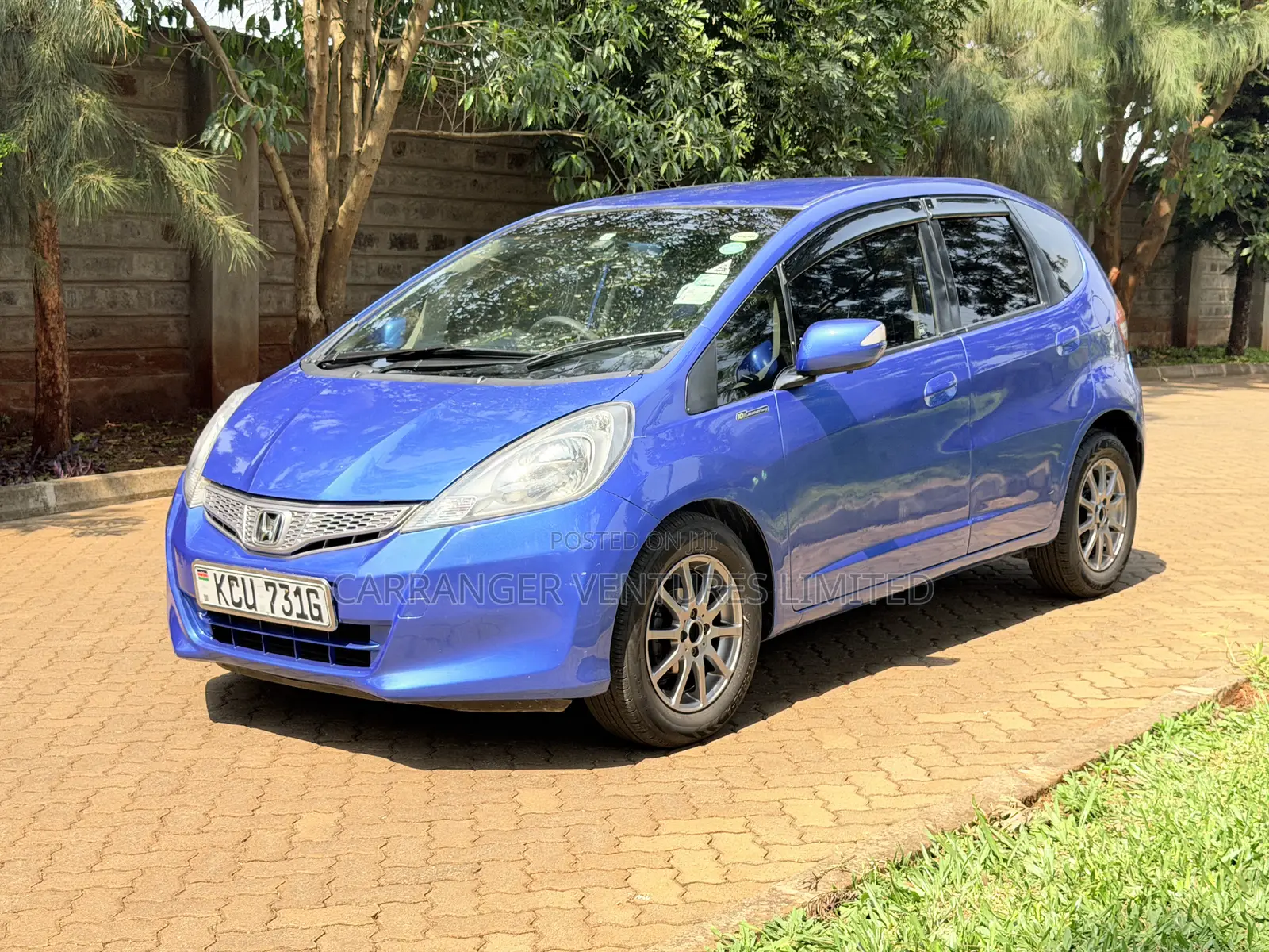 Honda Fit 2012 Blue