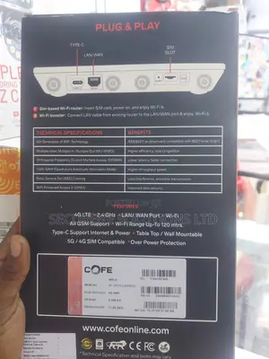 This Cofe Wifi 6 Wireless 4g/5g Sim Router