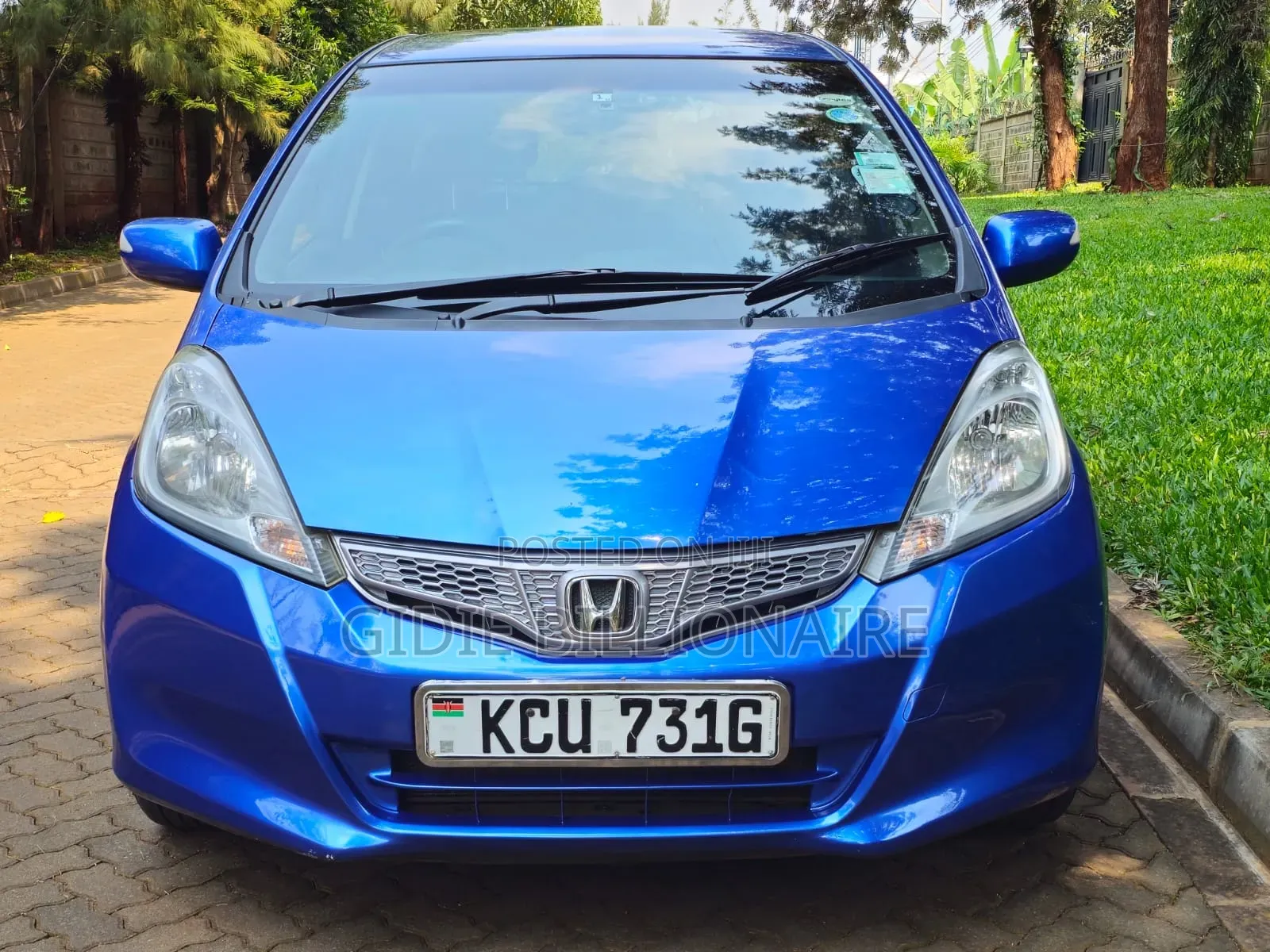Honda Fit 2012 Blue