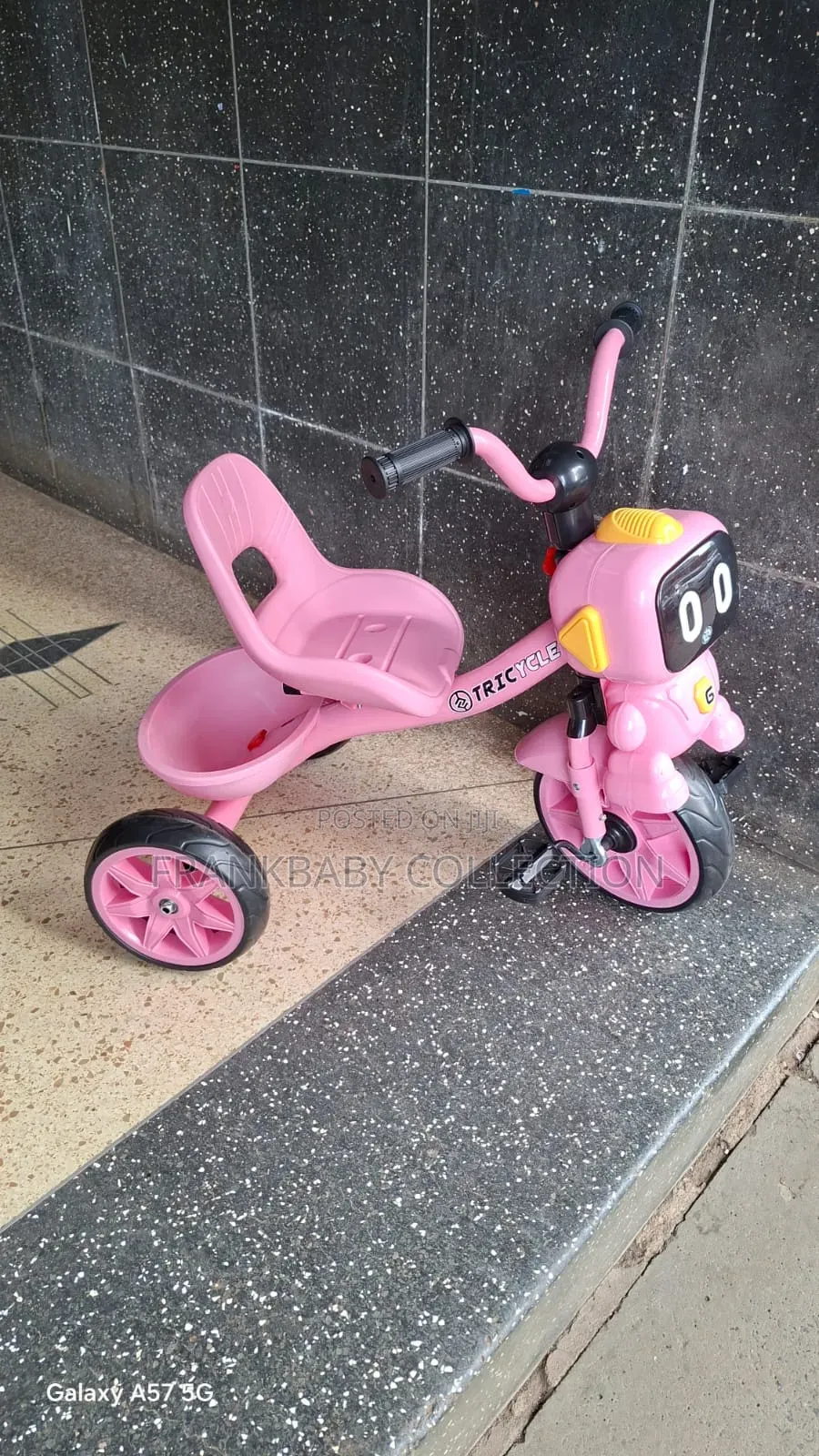 Kids Robot Tricycle | Durable 3-Wheel Baby Trike With Storage Basket |