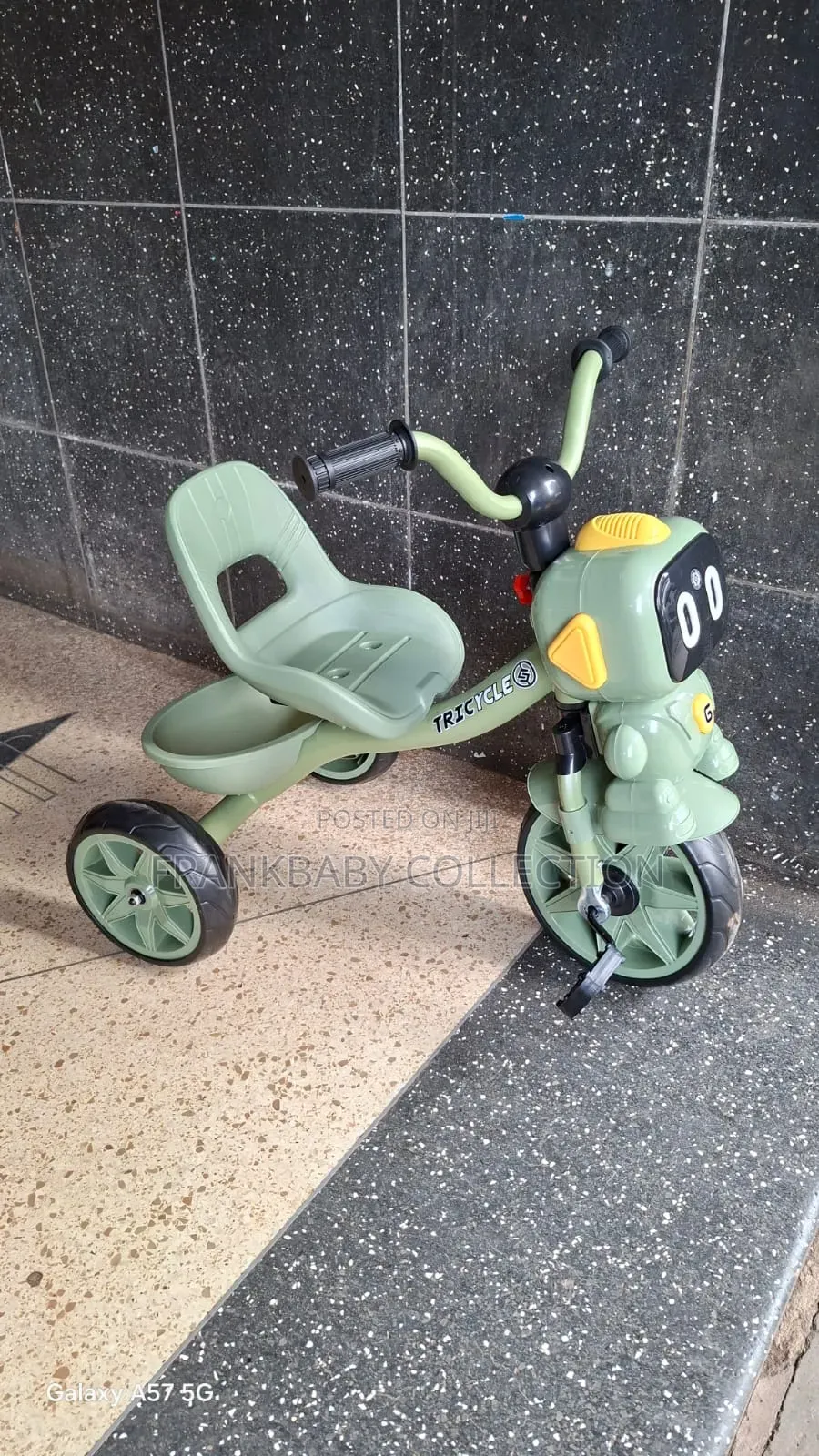 Kids Robot Tricycle | Durable 3-Wheel Baby Trike With Storage Basket |