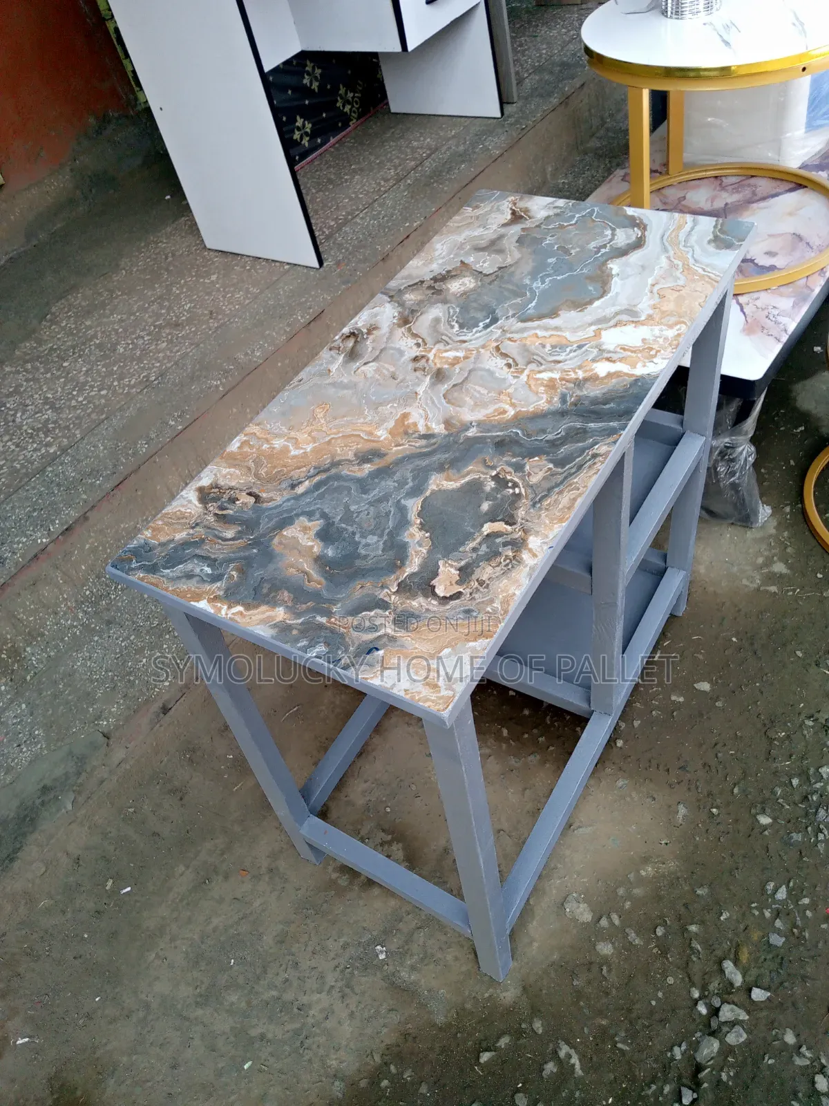Kitchen Table/Gas Cooker Table Stand- Gloss Vanished