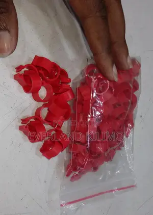 Identification Poultry Leg Bands Red and Medium