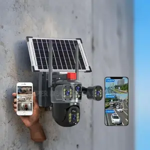 Full Color Vision 20mp Ultra Hd 4g Ptz Triple Lens Solar Camera