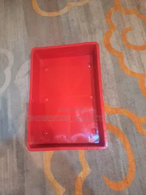 Red Small Block Polystack Crate 120