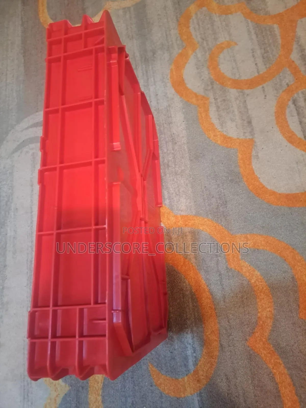 Red Small Block Polystack Crate 120
