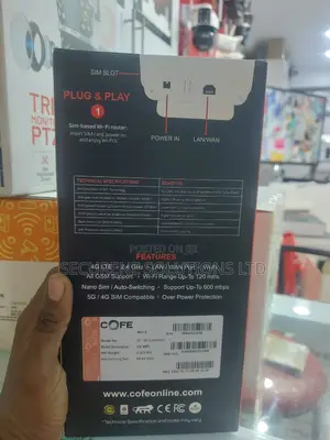 Cofe Wireless 4g Sim Router 3 Antennae
