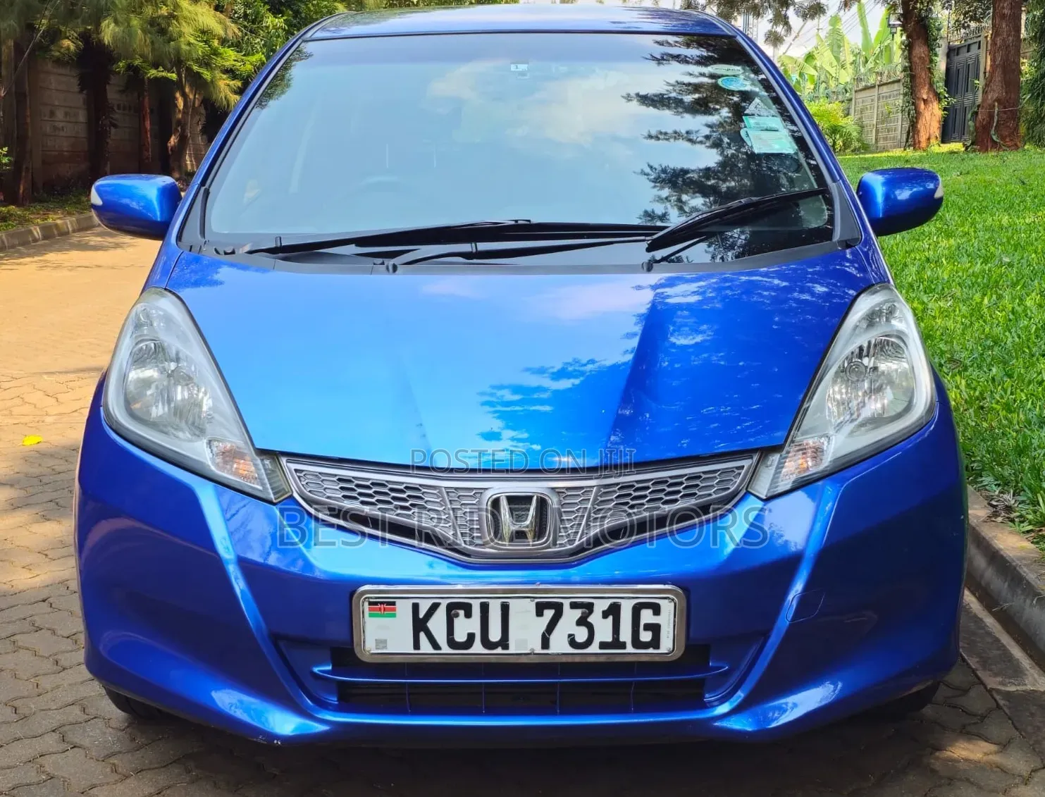 Honda Fit 2012 Blue