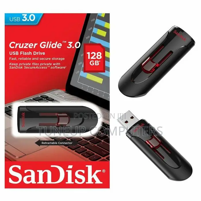 Sandisk Cruzer Glide | 128gb Usb 3.0 Flash Drive |