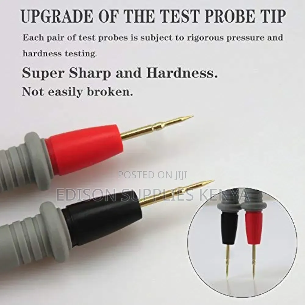 Test Leads Koocu Multimeter Tester Probes Needle Sharp Clamp 1000v