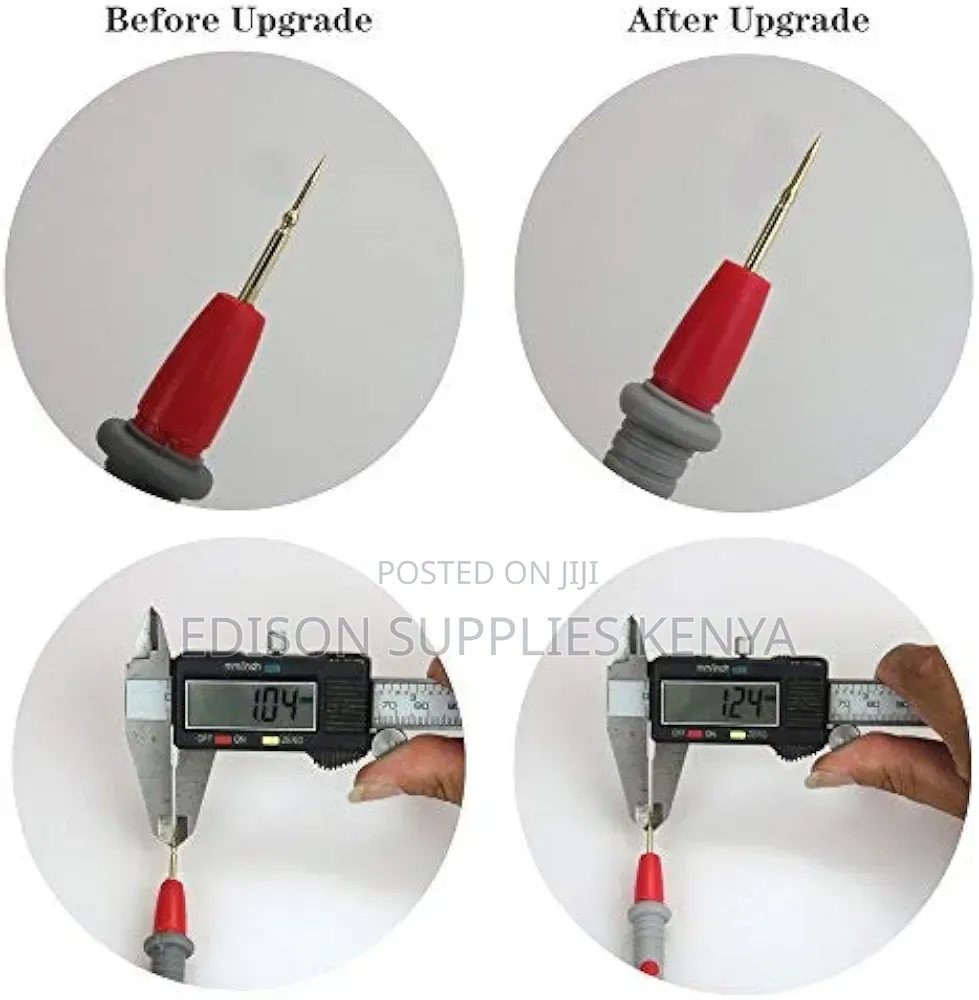 Test Leads Koocu Multimeter Tester Probes Needle Sharp Clamp 1000v