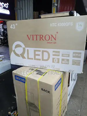 Vitron 43" Qled Smart Tv – Android, Bluetooth Wifi
