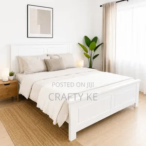 Premium White Finish 5 by 6 Tuna Bed