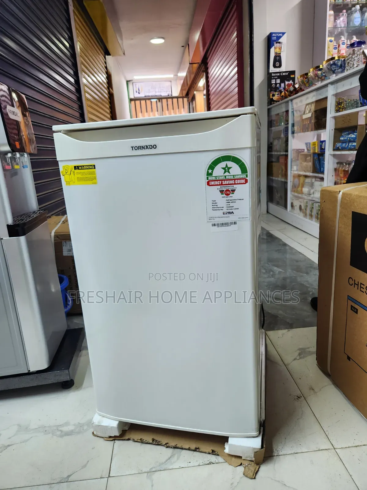 Brand New Tornado Single Door Fridge