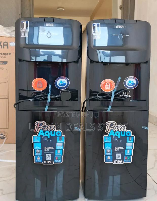 Black Mika Freestanding Hot Cold Water Dispenser - thumbnail 2