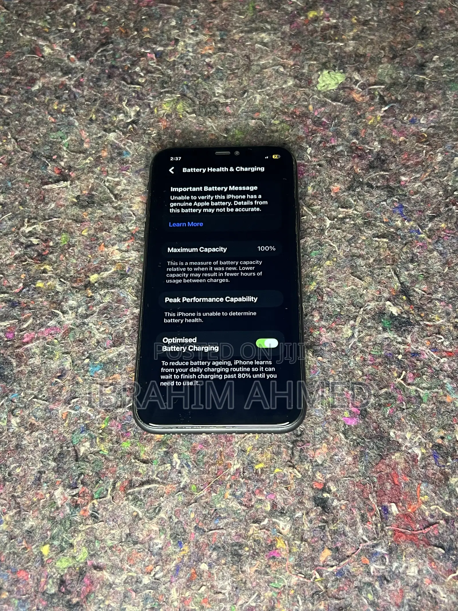 Apple iPhone 11 128 GB Black